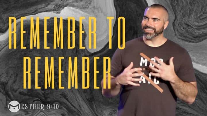 Remember to Remember | Adam Barton | Mosaic Wadsworth 9/10/2023